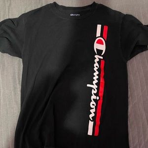 Mens black champion t-shirt